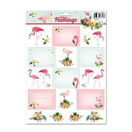 stickers-label-a4-vel-flamingo